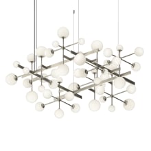 Nebula 48 Light 61" Wide LED Abstract Chandelier