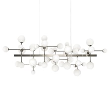 Nebula 42 Light 69" Wide LED Abstract Chandelier
