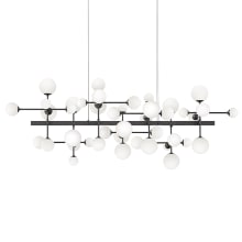 Nebula 42 Light 69" Wide LED Abstract Chandelier