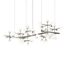 Nebula 19 Light 96" Wide LED Abstract Chandelier