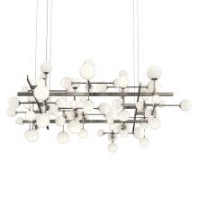 Nebula 31 Light 80" Wide LED Abstract Chandelier