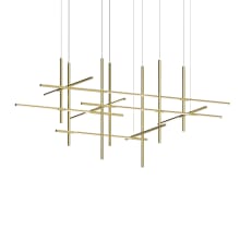 Labyrinth 102" Wide LED Abstract Chandelier