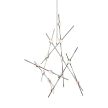 Constellation® 13 Light 26" Wide LED Abstract Multi Light Pendant