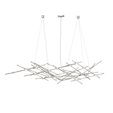 Constellation 55" Wide Integrated LED Chandelier with Acrylic Shades