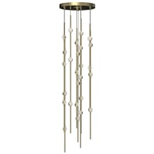 Constellation® 26 Light 12" Wide LED Abstract Multi Light Pendant