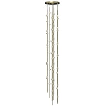 Constellation® 55 Light 12" Wide LED Abstract Multi Light Pendant with Clear Acrylic Shades