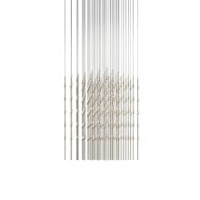 Constellation® 245 Light 30" Wide LED Abstract Multi Light Pendant with Clear Acrylic Shades