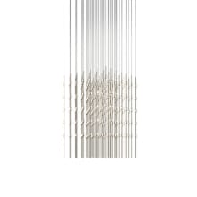 Constellation® 245 Light 30" Wide LED Abstract Multi Light Pendant with White Acrylic Shades