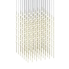 Constellation® 245 Light 30" Wide LED Abstract Multi Light Pendant with White Acrylic Shades