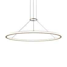 Luna 50" Wide LED Ring Chandelier - 2700K