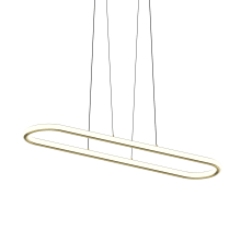 Luna 2 Light 50" Wide LED Suspension Pendant