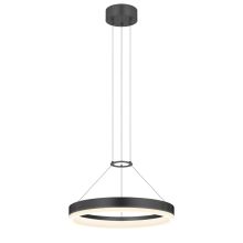 Corona 16" LED Pendant with Frosted Shade