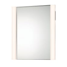 Vanity 36-1/4" x 30" Rectangular Acrylic Wall Mounted Bathroom Mirror