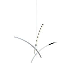 Gestures 3 Light 39.5" Wide LED Pendant with Acrylic Diffusers - 3000K