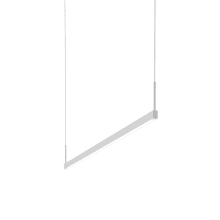 Thin-Line 48" Wide Single Sided Integrated LED Suspension Linear Pendant - 3000K