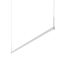 Thin-Line 72" Wide Single Sided Integrated LED Suspension Linear Pendant - 3500K
