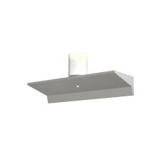 Votives 2 Light 12" Wide Integrated LED Bathroom Sconce with Frosted Etched Outer Glass and an Acrylic Inner Glass Shade - ADA Compliant