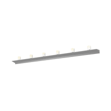 Votives 12 Light 72" Wide Integrated LED Bathroom Vanity Light with Frosted Etched Outer Glass and Acrylic Inner Glass Shades - ADA Compliant