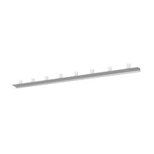 Votives 16 Light 96" Wide Integrated LED Bathroom Vanity Light with Frosted Etched Outer Glass and Acrylic Inner Glass Shades - ADA Compliant