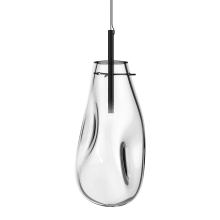 Liquid Single Light 10-1/2" Wide Full Sized Pendant