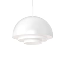 Modern Tiers 20" Wide LED Suspension Pendant