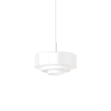 Modern Tiers 12" Wide LED Suspension Pendant