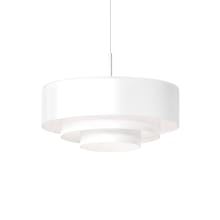 Modern Tiers 20" Wide LED Suspension Pendant