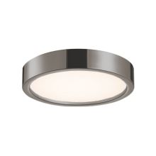 Puck Slim LED Flushmount Ceiling Fixture with Metal Shade