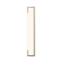 New Edge Single Light 24" Tall Integrated LED Bath Bar with an Etched Glass Shade - ADA Compliant