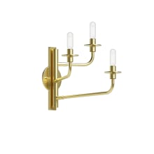 Atelier 3 Light 13" Tall Wall Sconce