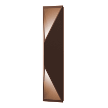 Prisma 18" Tall Integrated LED Outdoor Wall Sconce - ADA Compliant