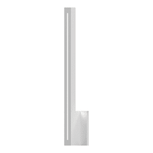Stripe 24" Tall Integrated LED Outdoor Wall Sconce with Aluminum Shade - ADA Compliant