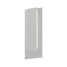 Reveal Single Light 19" High Integrated LED Outdoor Wall Sconce with White Diffuser - ADA Compliant