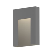 Inset Single Light 11" High Integrated LED Outdoor Wall Sconce - ADA Compliant