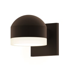 REALS Single Light 4" High Integrated LED Outdoor Wall Sconce with Frosted Lens