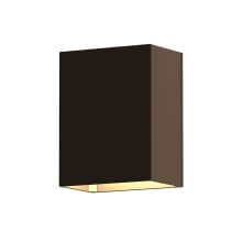 Box Single Light 4-1/2" High Integrated LED Outdoor Wall Sconce - ADA Compliant