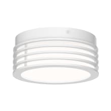 Marue 8" Wide LED Flush Mount Drum Ceiling Fixture - 277