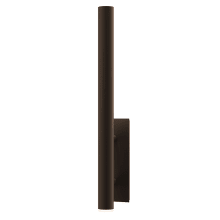 Flue 2 Light 30" Tall LED Outdoor Wall Sconce