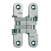 Full Inset Invisible Cabinet Door Hinge with 180 Degree Opening Angle - Single Hinge - 10 Pack