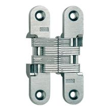 Full Inset Invisible Cabinet Door Hinge with 180 Degree Opening Angle - Single Hinge