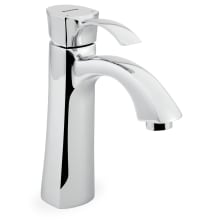 Tiber 1.2 GPM Single Hole Bathroom Faucet with Metal Pop-Up Drain Assembly