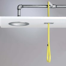 Lifesaver Horizontal Concealed Deluge Shower with Stay Open Ball Valve and Pull Rod