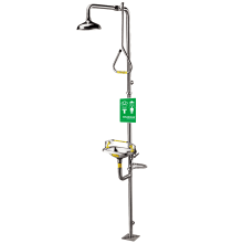 Select Series Combination Station with Stay Open Valve and Stainless Steel Eyewash Bowl