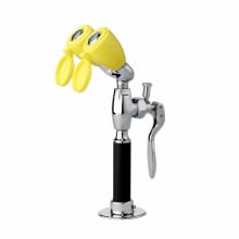 Deck Mounted Drench Hose / Eyewash with Twin Sprays, Stay Open Valve and 72" Hose