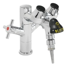 Eyesaver Single Post Laboratory Faucet with Serrated Tip Outlet