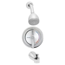 Sentinel Mark II 2 GPM Pressure Balanced Valve with Diverter Tub Spout and Adjustable Spray Shower Head