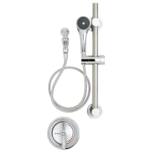 Sentinel Mark II 2.5 GPM Pressure Balanced Valve with Metal Lever Handle, Personal Hand Shower, 69" Hose and 24" Slide / Grab Bar