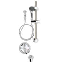 Sentinel Mark II 2.5 GPM Pressure Balanced Valve with Metal Lever Handle, Tub Spout, Personal Hand Shower, 69" Hose and 24" Slide / Grab Bar