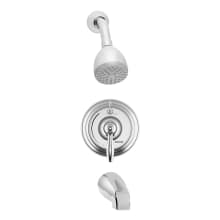 SentinelPro 2 GPM Anti-Scald Thermostatic Tub and Shower with Integral Volume Control/Diverter and S-2272-E2 Shower Head