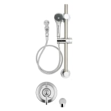 SentinelPro 2.5 GPM Anti-Scald Thermostatic Handicap Tub and Shower Combination with Integral Volume Control, VS-100-AF Handshower and Slide Bar